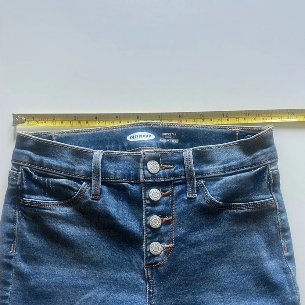 Old Navy Girls’ Distressed Blue Skinny Jeans